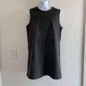 Green/Gray Suede-Like Tank Dress | Forever 21 | Women’s Size Medium